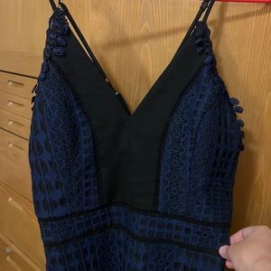 Lace dress navy and black!